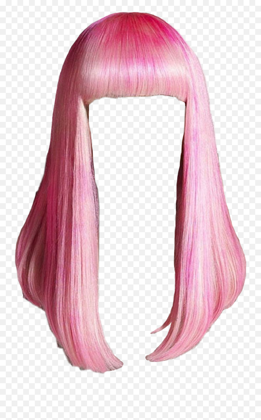 The Most Edited - Transparent Background Pink Wig Transparent Emoji,Wig Transparent Background