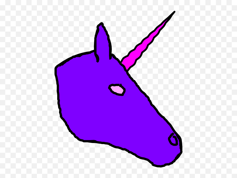Purple Unicorn Clip Art - 486x595 Png Clipart Download Clip Art Emoji,Unicorn Clipart