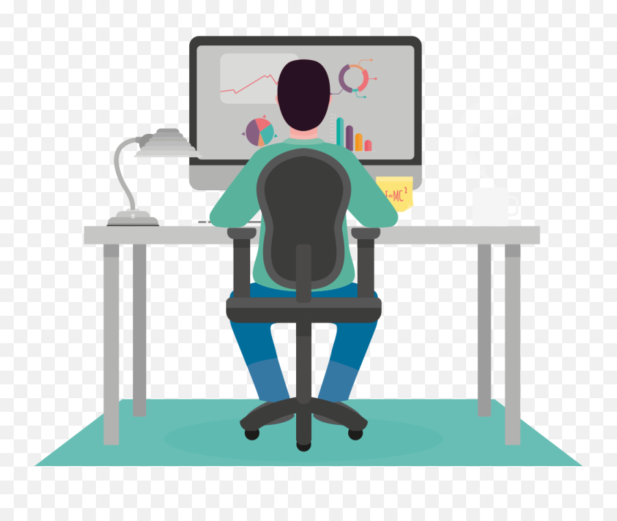 Secretary Clipart Accounting Office - Computer Student Cartoon Png Emoji,Secretary Clipart