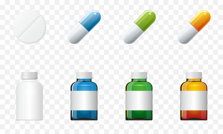 Pharmaceutical Drug Aspirin Tablet Medicine - Bottle And Tablet Emoji,Pill Bottle Clipart