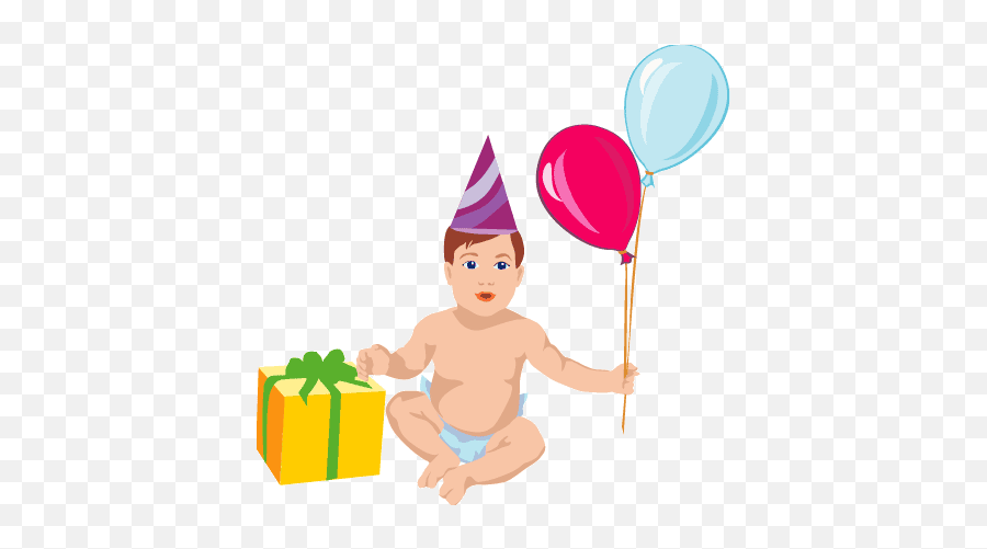 Download Birthday Clip Art Free Clipart Of Birthday Cake - Baby Birthday Clipart Emoji,Clipart
