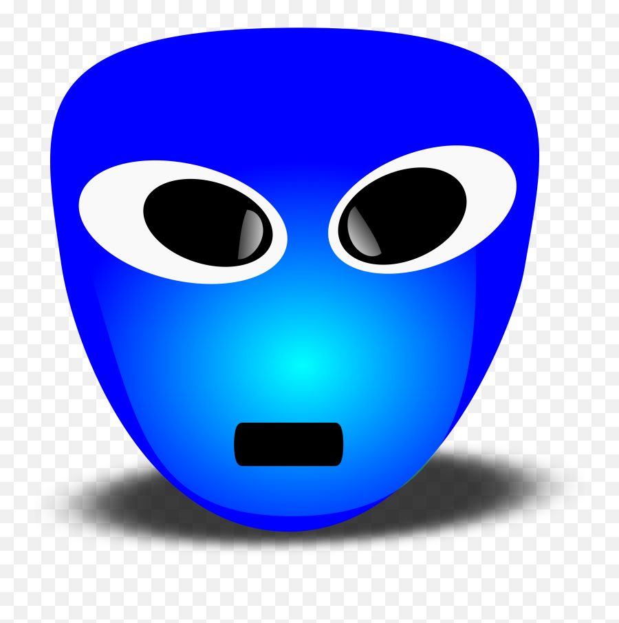 Blue Mask As A Picture For Clipart - Smiley Emoji,Face Mask Clipart