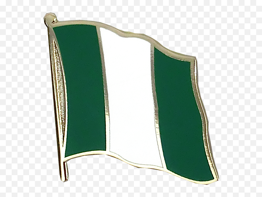 Nigeria - Flag Lapel Pin Emoji,Nigerian Flag Png