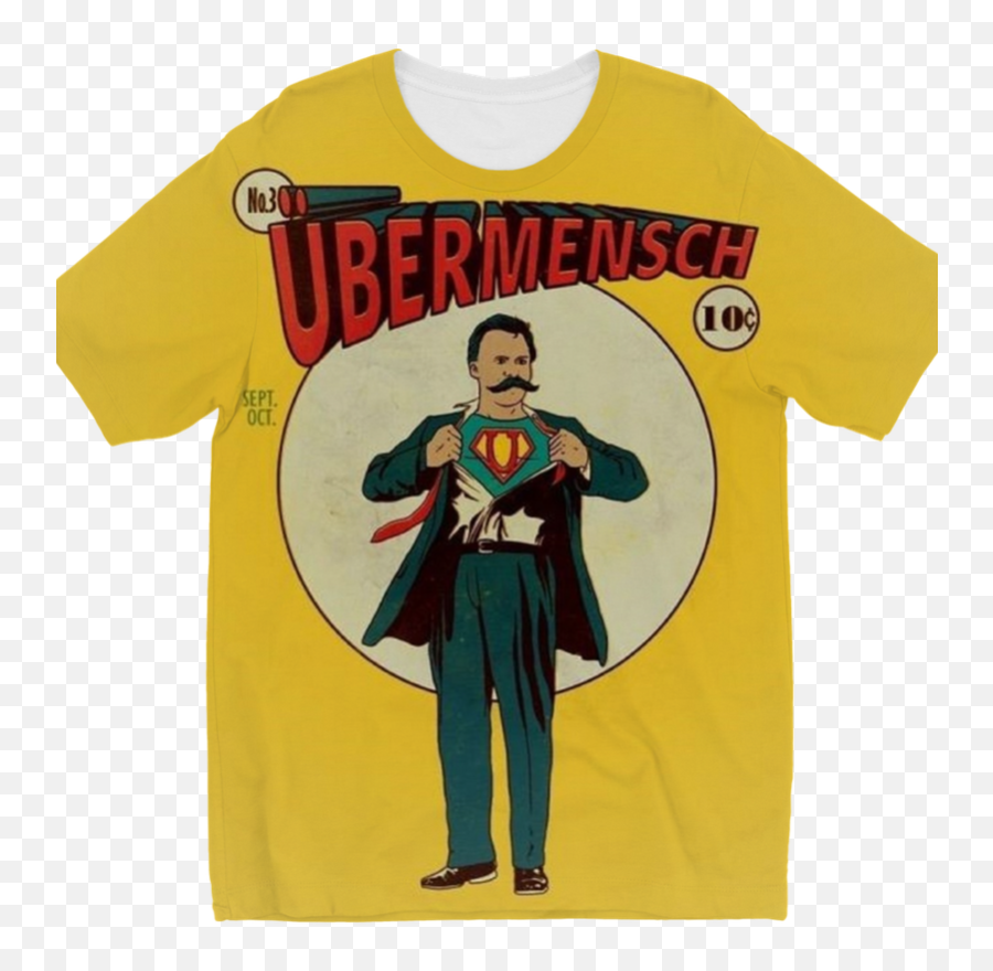 Funny Ubermensch Superman Meme Sublimation Kids T - Shirt Emoji,Superman Logo Shirt