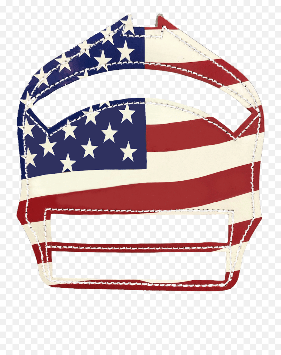 American Flag Leather Front Emoji,American Flag On Pole Png