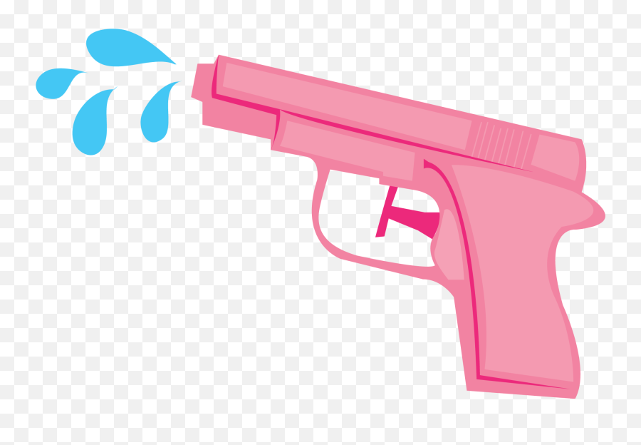 Water Gun Clip Art - Png Download Full Size Clipart Emoji,Gun Clipart Png