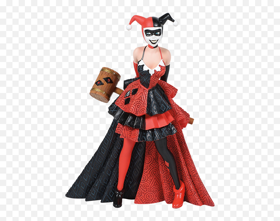 Harley Quinn Couture De Force Figurine By Enesco Emoji,Harley Quinn Transparent