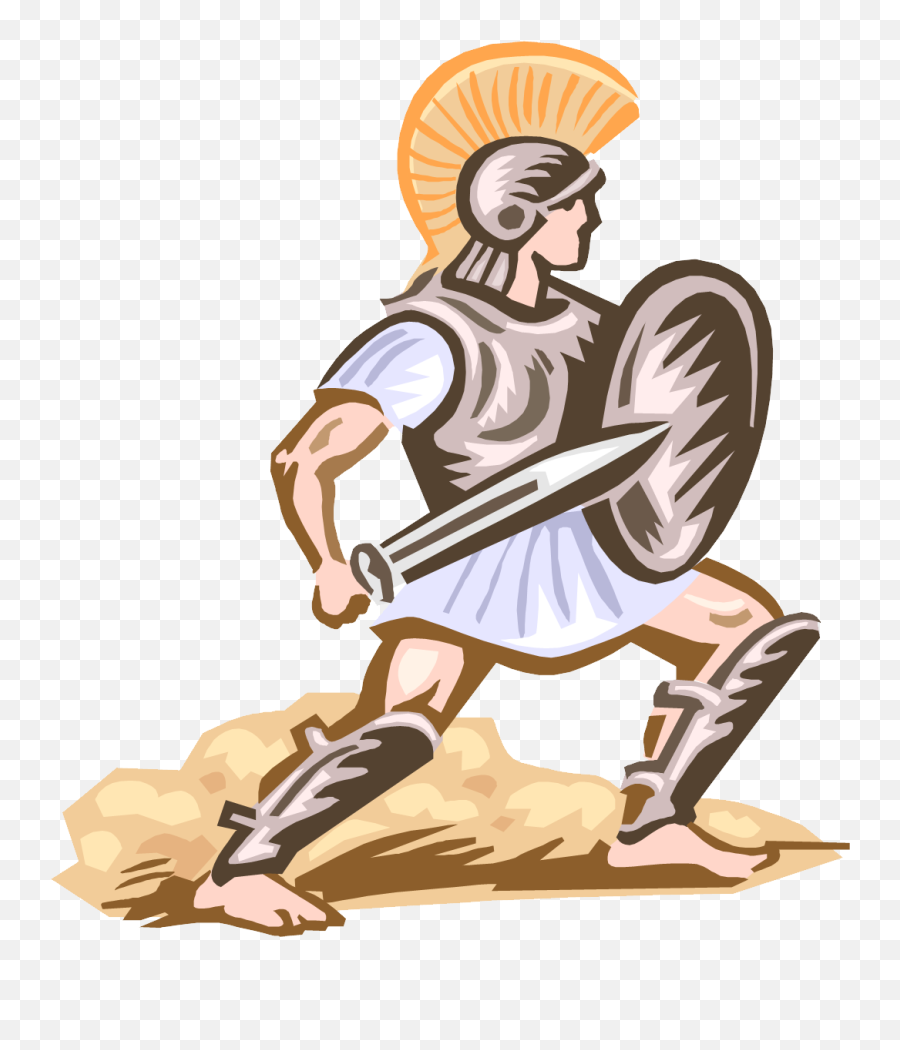 Soldier Clipart Roman Empire - Roman Empire Transparent Ancient Roman Gladiator Clipart Emoji,Soldier Clipart