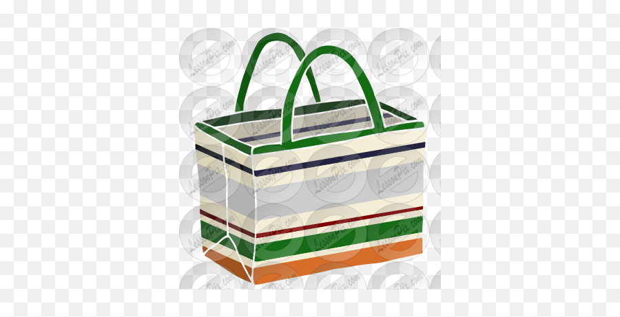 Shopping Bag Stencil For Classroom - Horizontal Emoji,Shopping Bag Clipart