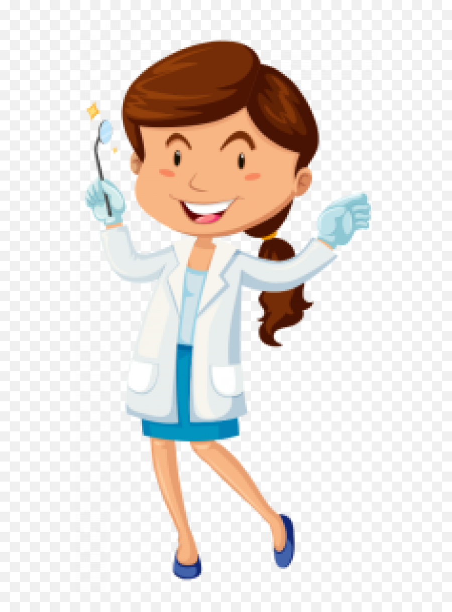 Dentist Cartoon Png Images - Female Dentist Clipart Emoji,Cartoon Png
