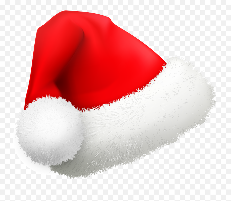 Santa Claus Christmas Hat Cartoon - Cartoon Transparent Background Christmas Hat Png Emoji,Christmas Hat Png