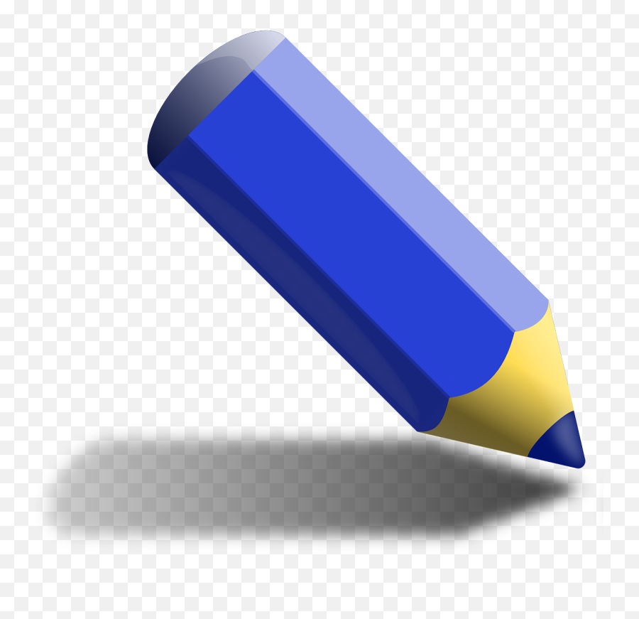 Pencils Clipart Blue Pencils Blue Transparent Free For - Blue Pencil Clipart Emoji,Pencils Clipart