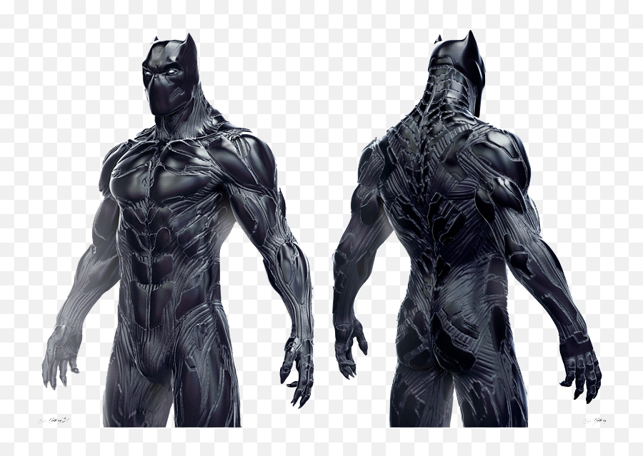 Black Panther Png Transparent Image - Black Panther Concept Armor Emoji,Black Panther Png