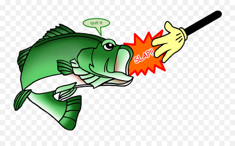 Slap - Slap The Bass Fish Emoji,Bass Clipart