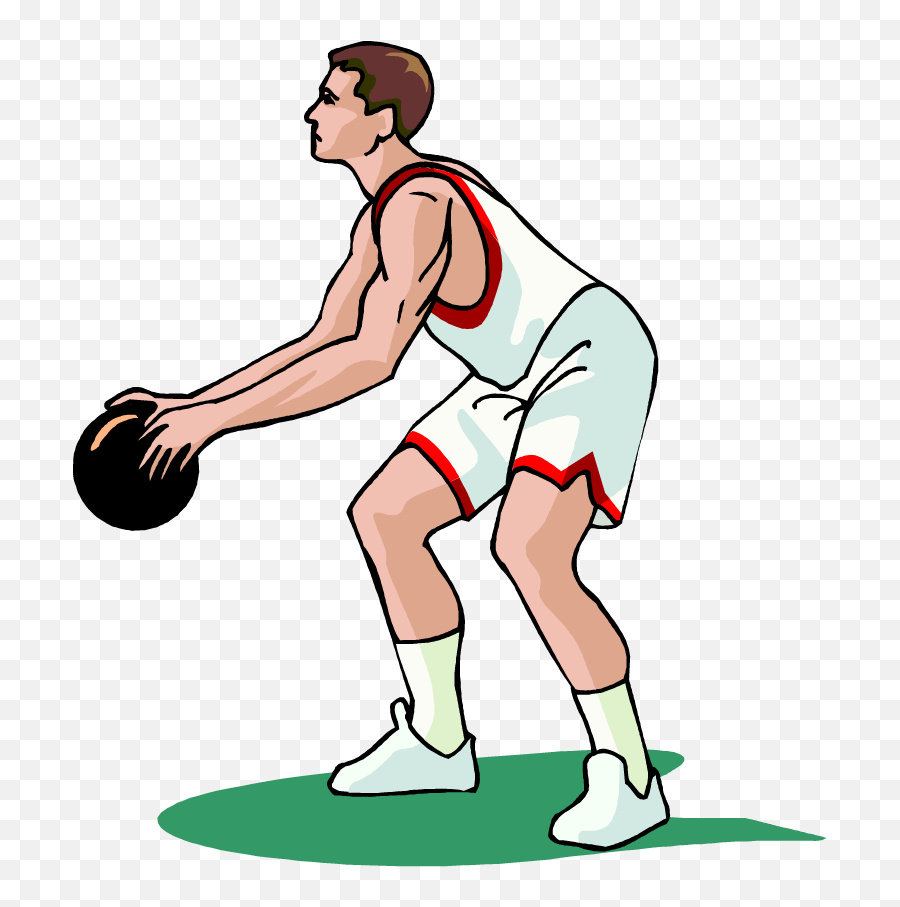 White Basketball Player Vector Clip Art Download Options - Clip Art Emoji,Basketball Player Clipart