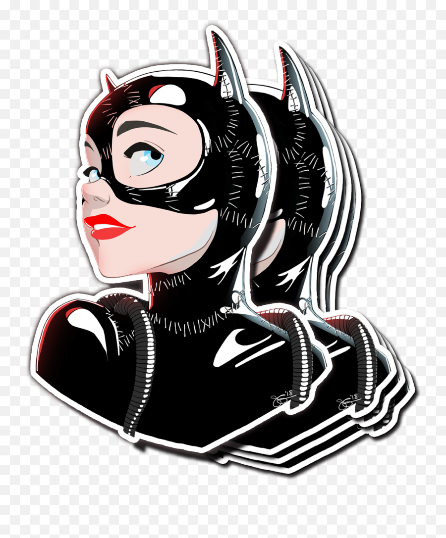 Catwoman Decal - Catwoman Sticker Emoji,Catwoman Logo