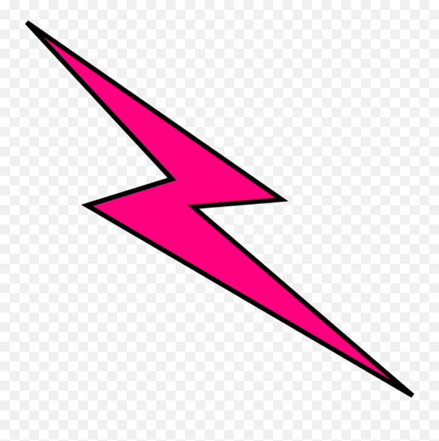 Collection Of Free Bolted Clip Art Free Download - Pink Transparent Background Pink Lightning Bolt Png Emoji,Lightning Bolt Transparent