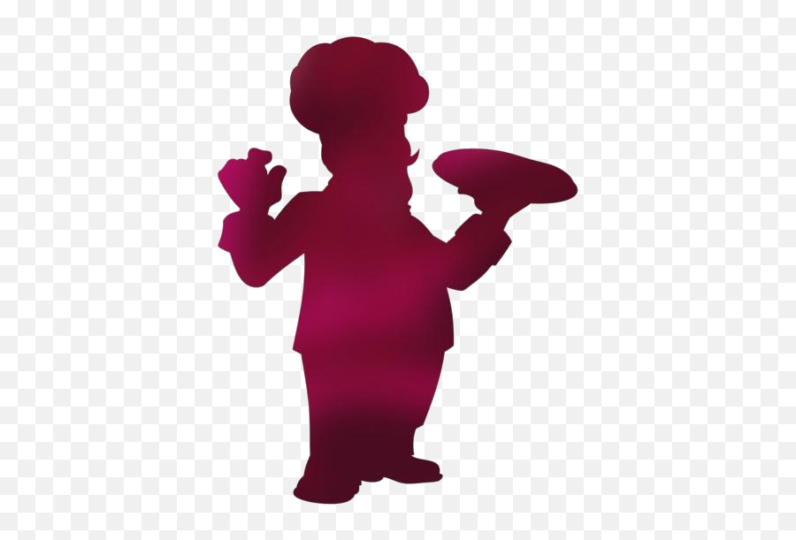 Transparent Chef Clipart Png - Silhouette Emoji,Chef Clipart