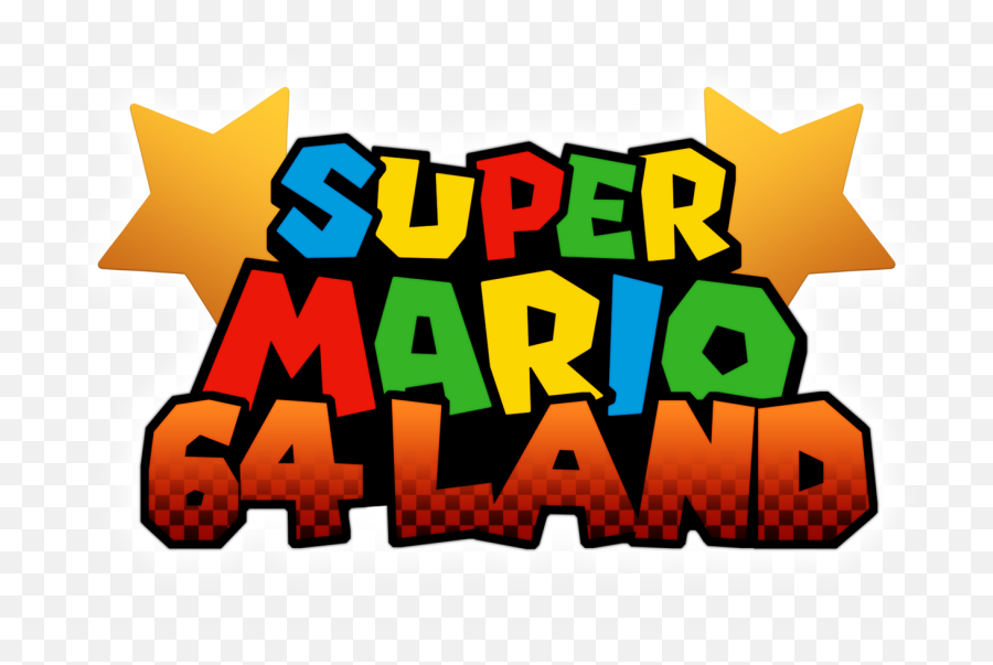 Logo For Super Mario 64 Land By Alfonso72394 - Steamgriddb Super Mario 64 Land Title Emoji,Super Mario Logo
