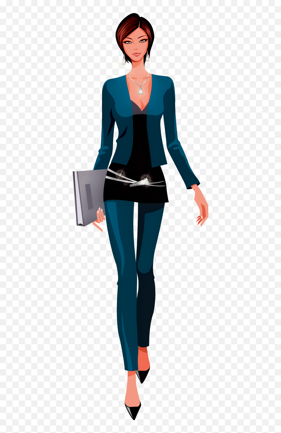 Vector Business Woman Png Download - Business Woman Png Vector Emoji,Business Woman Png
