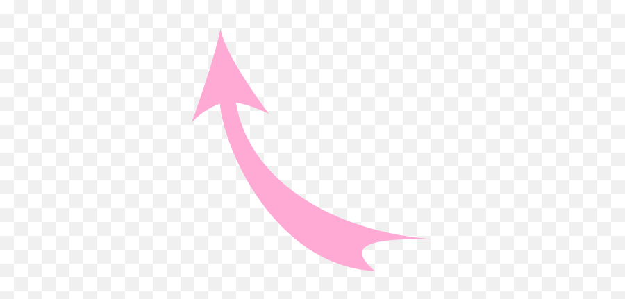 Red Curved Arrow Png Transparent - Curved Pink Arrow Png Emoji,Curved Arrow Png