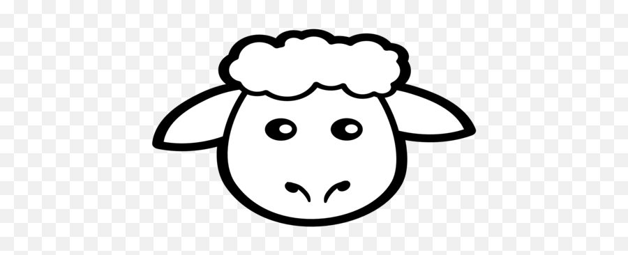 Animals Coloring Medium Size Black Sheep Clip Art Icon - Clipart Sheep Face Emoji,Clipart Sheep