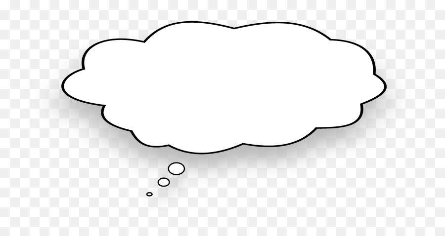 Clouds Clipart Thought Bubble Emoji,Thought Cloud Png