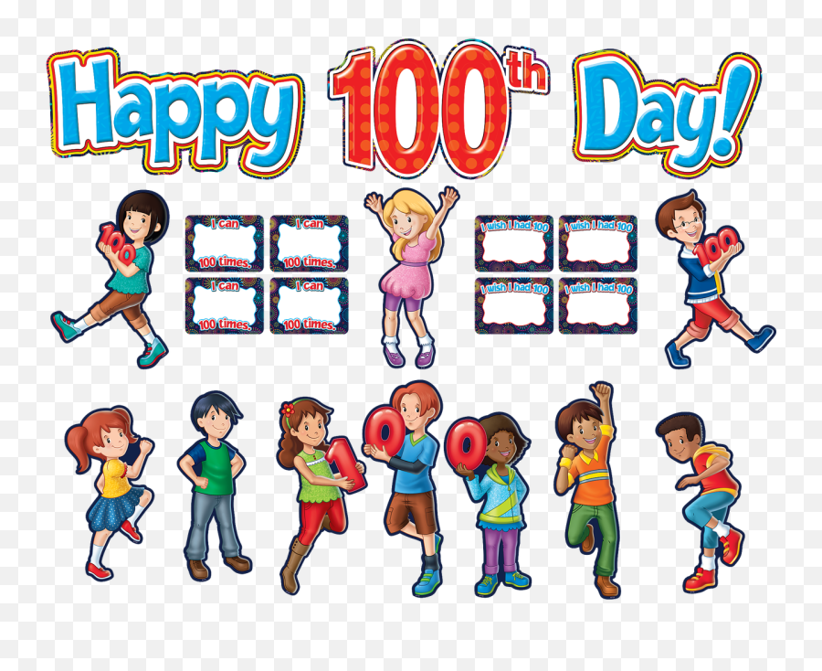 Happy 100th Day Bbs Emoji,100th Day Clipart
