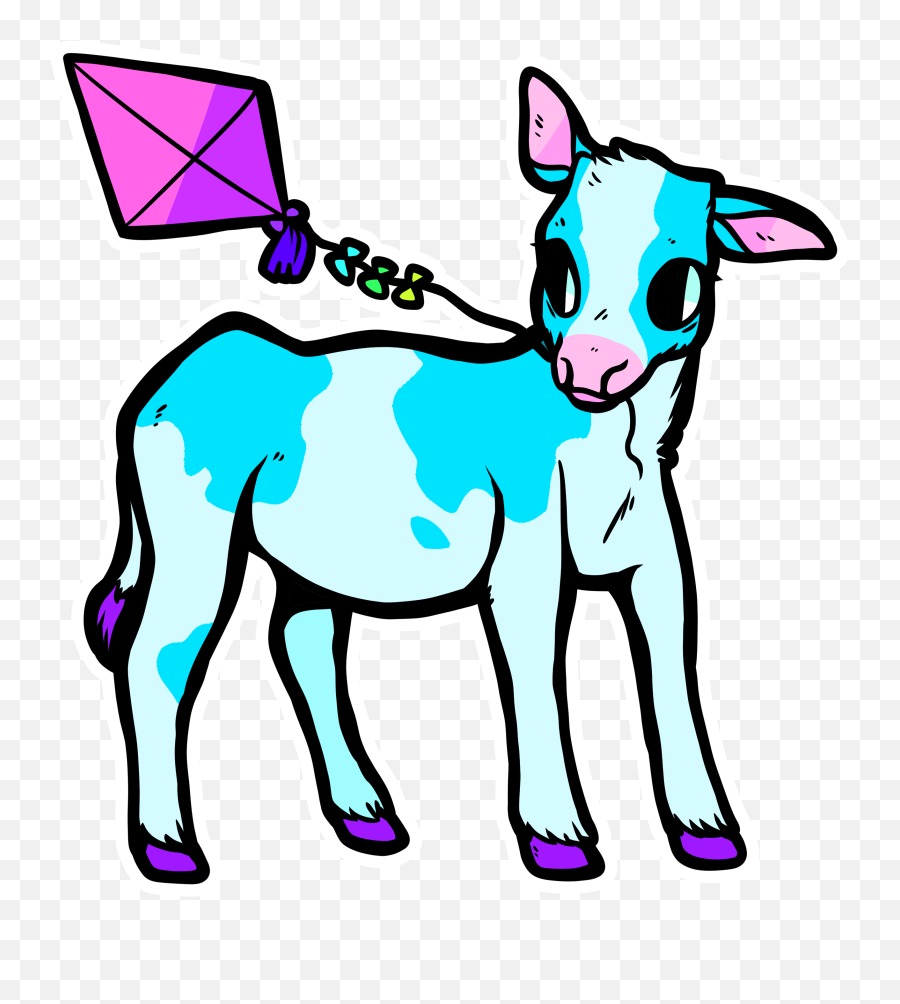 Rad Cow Clipart - Full Size Clipart 1558582 Pinclipart Animal Figure Emoji,Cow Clipart