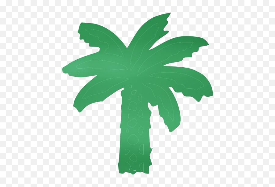 Transparent Palm Tree Png Logo Pngimagespics - Animasi Buah Kelapa Sawit Emoji,Palm Tree Logo