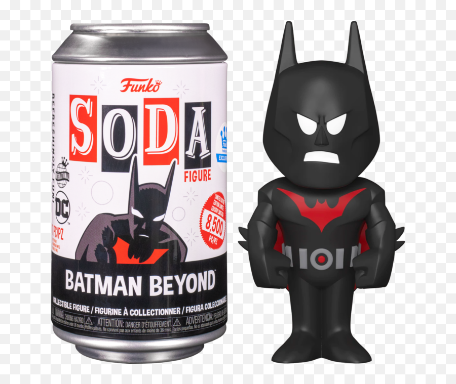 Batman Beyond - Batman Vinyl Soda Figure In Collector Can International Edition Funko Popcultcha Exclusive Emoji,Batman Beyond Png