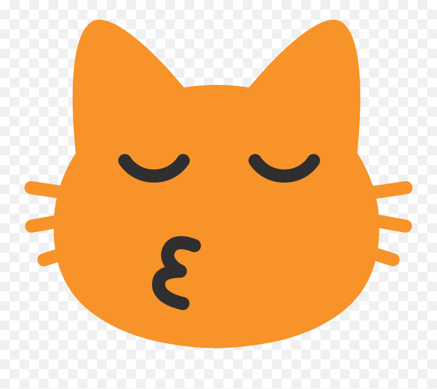 Download Open - Kissing Cat Emoji Png Image With No,Kissing Emoji Png