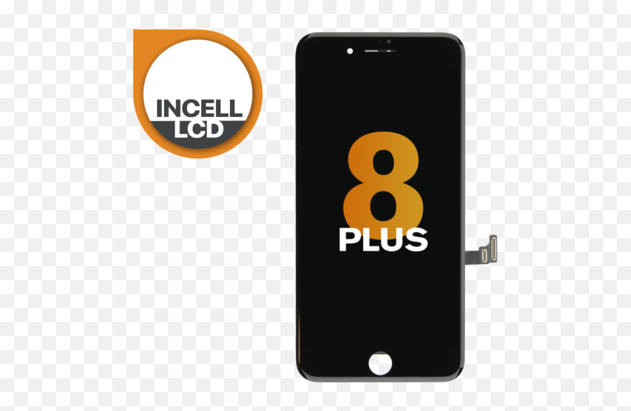 Iphone 8 Plus Lcd Screen And Digitizer - Black Incell Emoji,Iphone 8 Plus Png