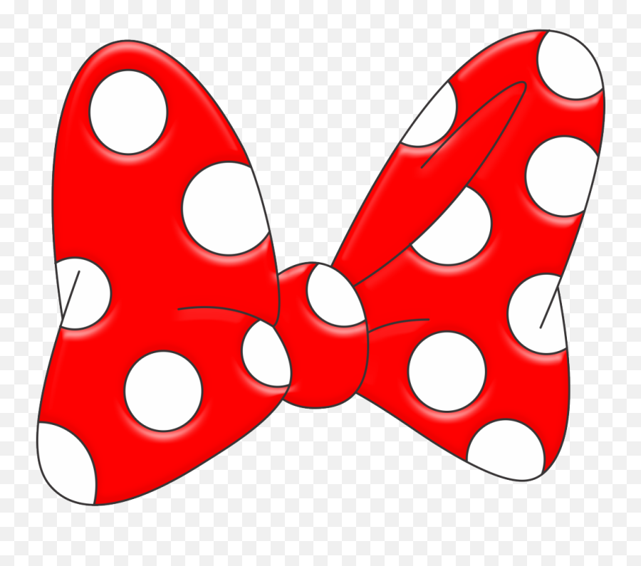 Minnie Mouse Bow - Red Bow Minnie Mouse Emoji,Minnie Mouse Bow Clipart
