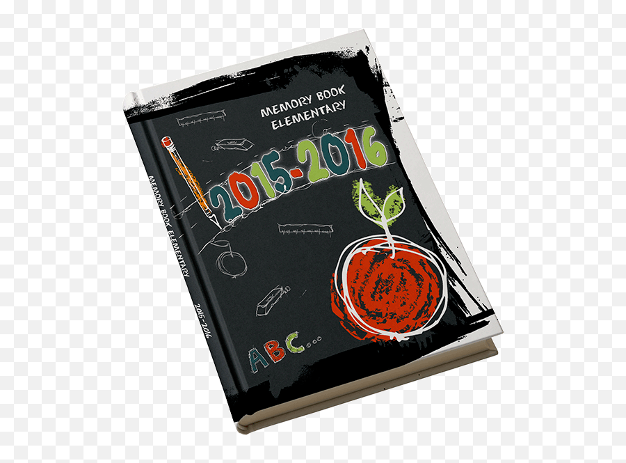 Chalked Up Yearbook Cover - Tablet Computer Clipart Full Calabaza Emoji,Yearbook Clipart