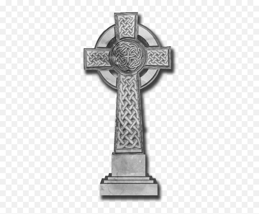 Celtic Cross Tombstone Png Png Image - Celtic Cross Gravestone Png Emoji,Celtic Cross Png