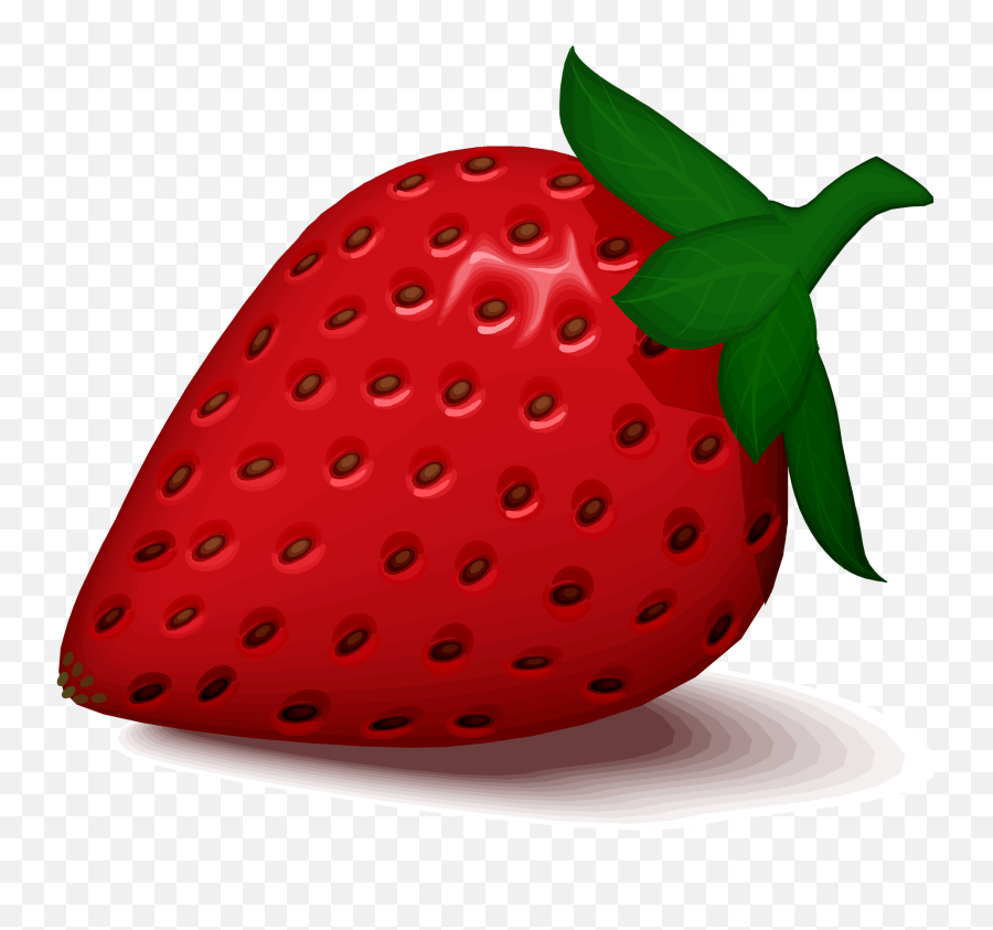 Strawberry Clipart Free Download Transparent Png Creazilla - Fruits In English Flashcards Emoji,Strawberries Clipart