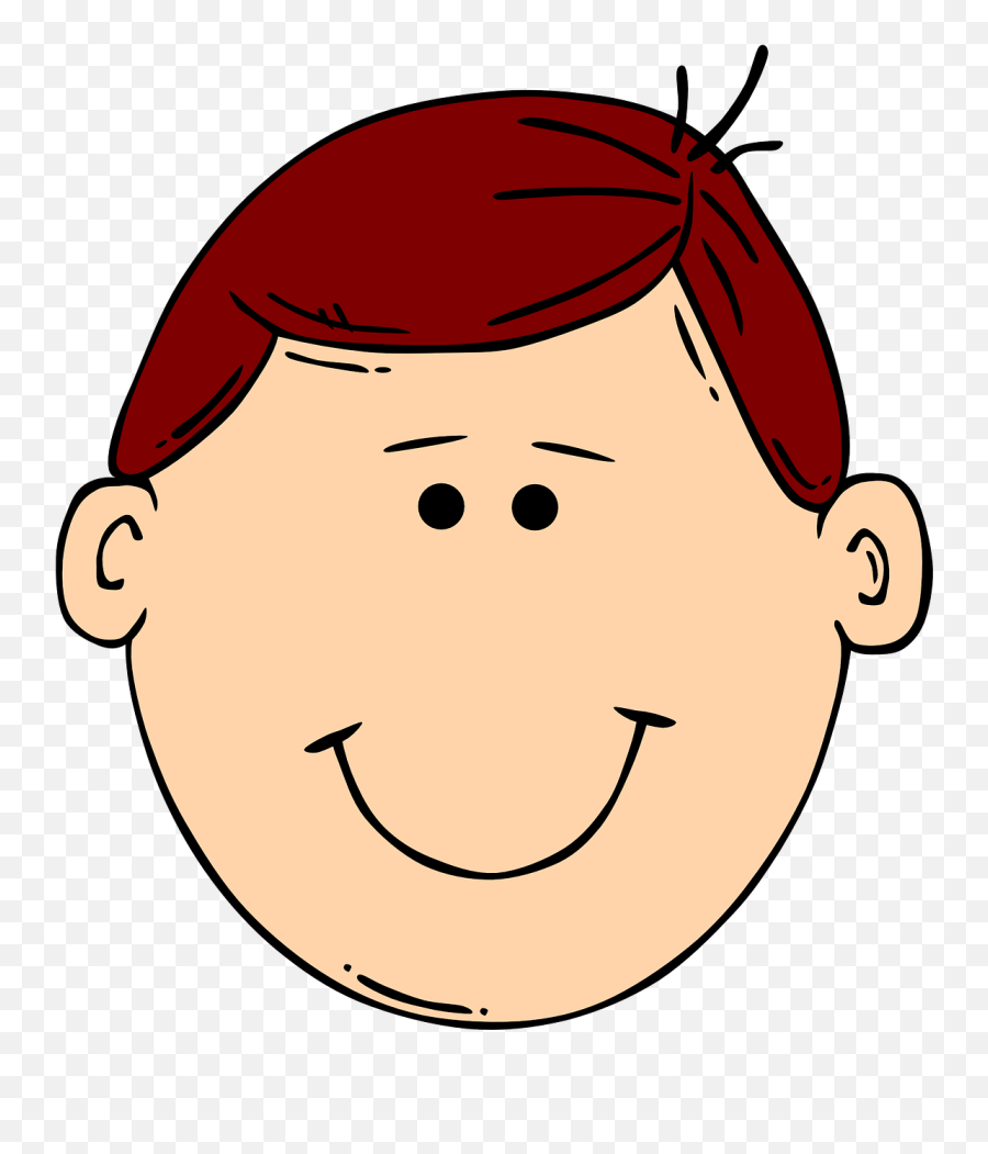 Kopf Kind Clipart - Cartoon Man Face Clipart Emoji,Kind Clipart
