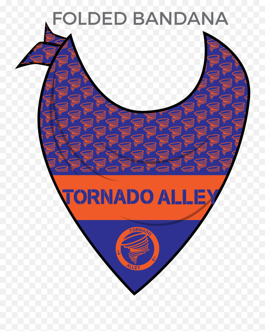 Oklahoma Victory Dolls Tornado Alley Bandana - Frogmouth Black And White Dua Clipart Emoji,Tornadoe Logo