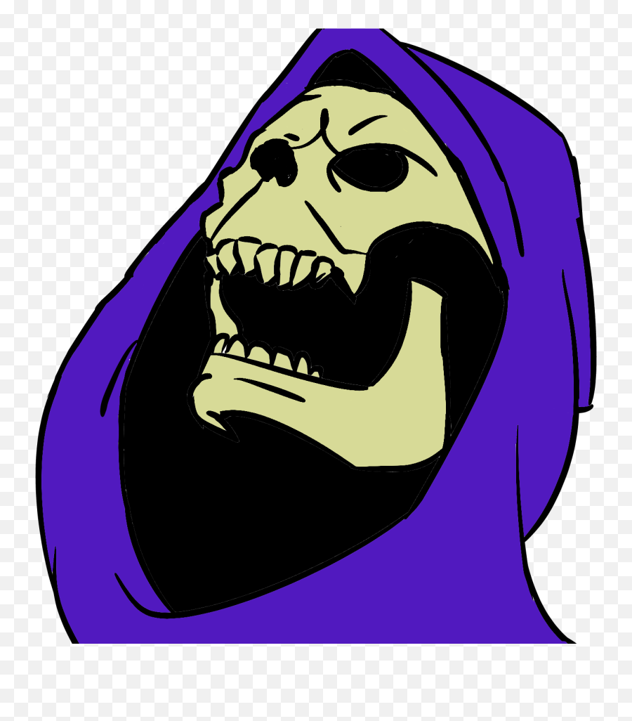 Non - Skeletor Head Png Emoji,Skeletor Png
