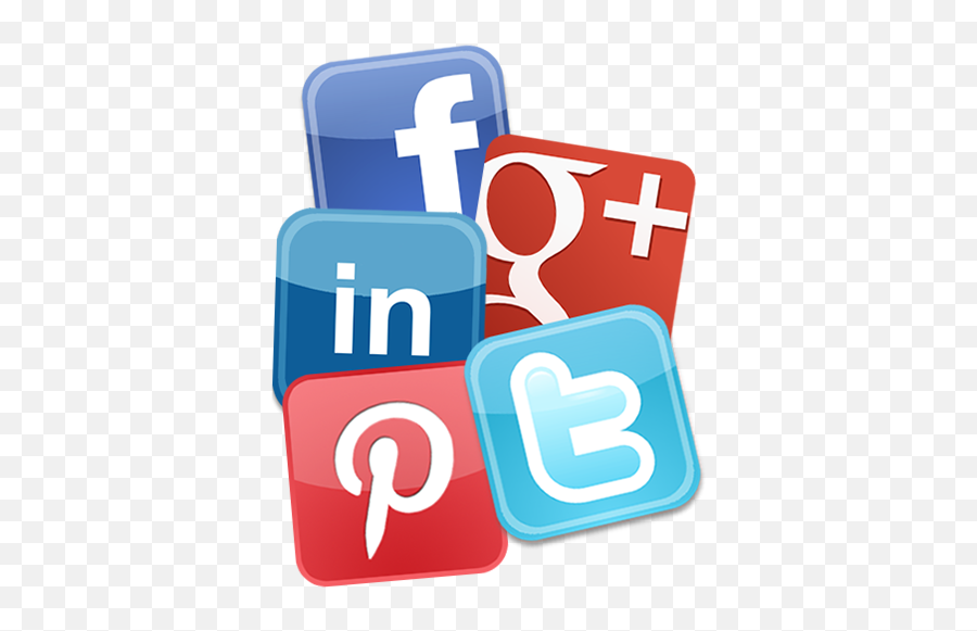 Google Youtube Facebook Twitter Linkedin Pinterest - Youtube Instagram Facebook Web Logo Png Emoji,Facebook Instagram Twitter Logo
