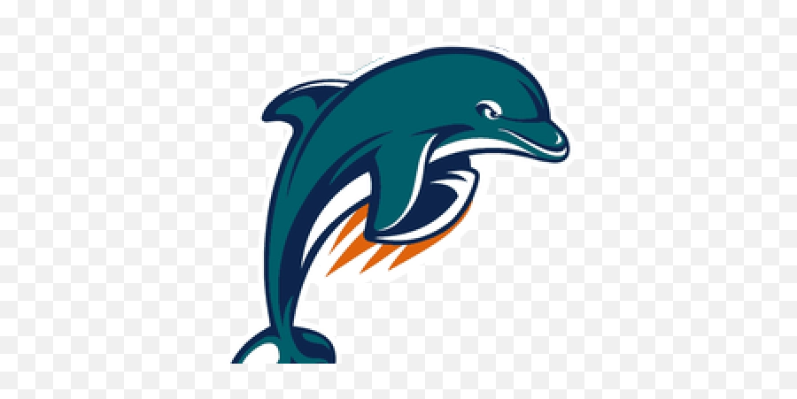 Download Free Png Miami Dolphins Vector Logo Animated Gifs - Miami Dolphins Logo With Football Emoji,Miami Dolphin Logo