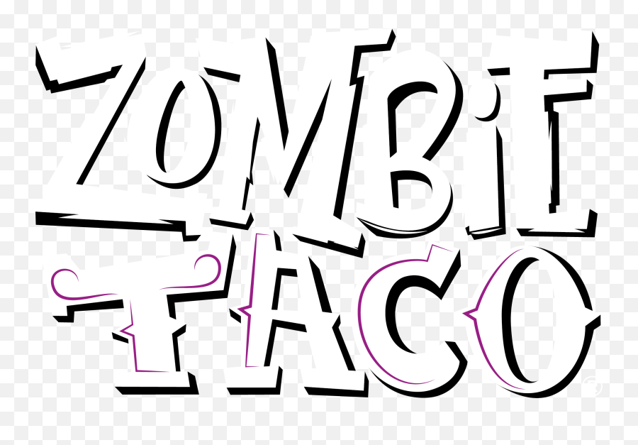 Zombie Taco - Dot Emoji,White Zombie Logo