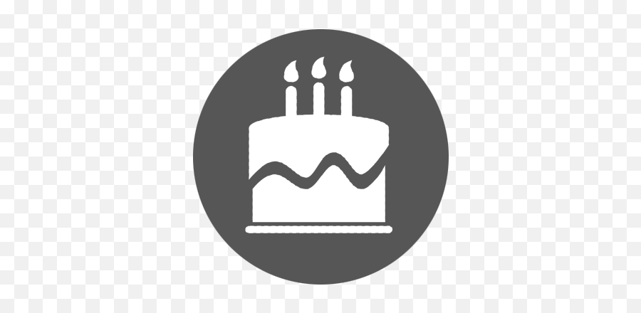 Birthday Icon Png White Png Image With - Birthday Icon Png White Emoji,Birthday Icon Png