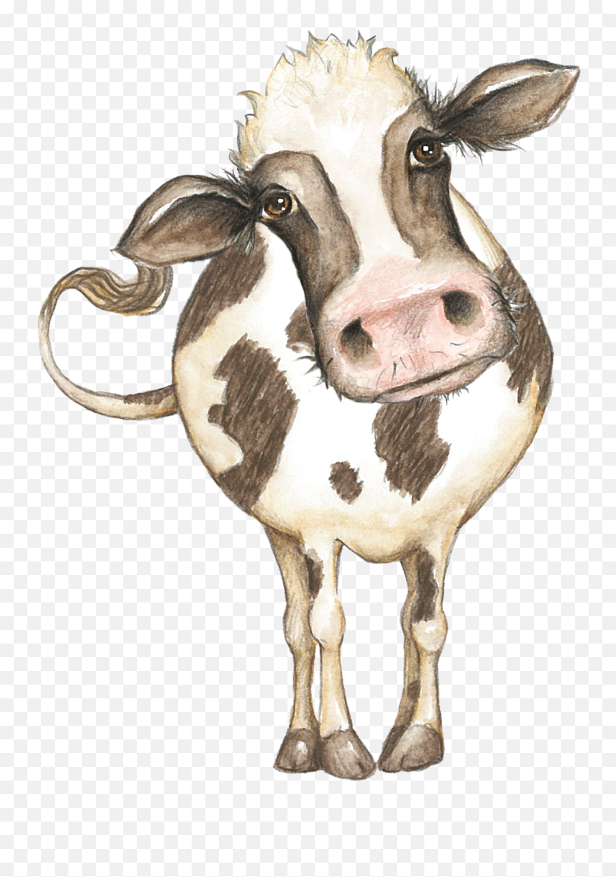 Cow Farm Animal Cowprint Sticker By Stacey4790 Emoji,Dairy Cow Clipart