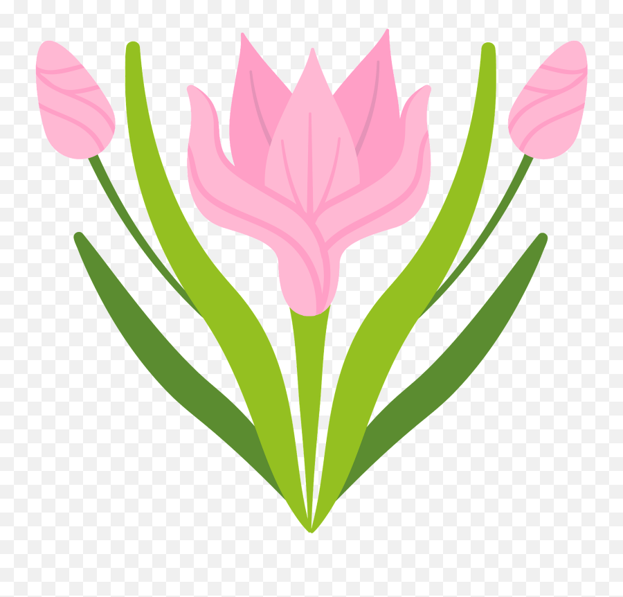 Spring Flower Clipart - Language Emoji,Spring Flowers Clipart