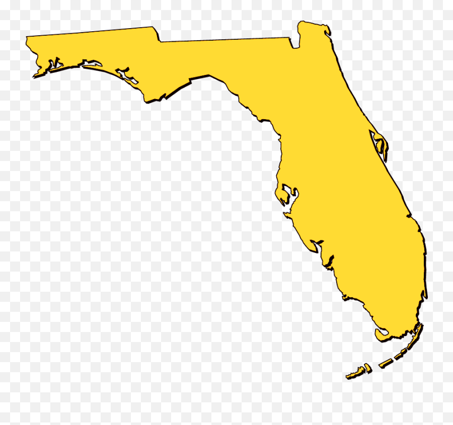 Florida Clipart Style Maps In 50 Colors Emoji,Florida Gator Clipart