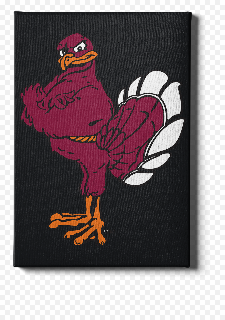 Virginia Tech Hokies - Hokie Bird 2 Emoji,Virginia Tech Hokies Logo