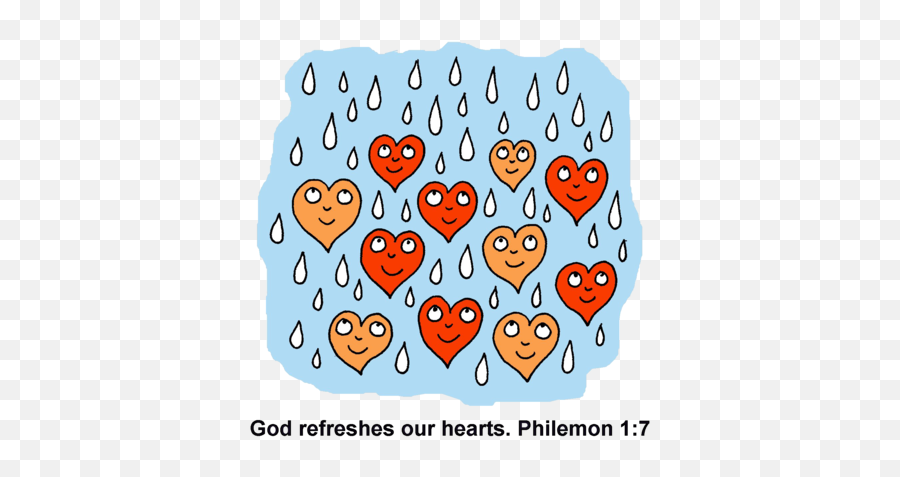 Image God Refreshes Our Hearts Philemon Clip Art Emoji,Christian Valentine Clipart