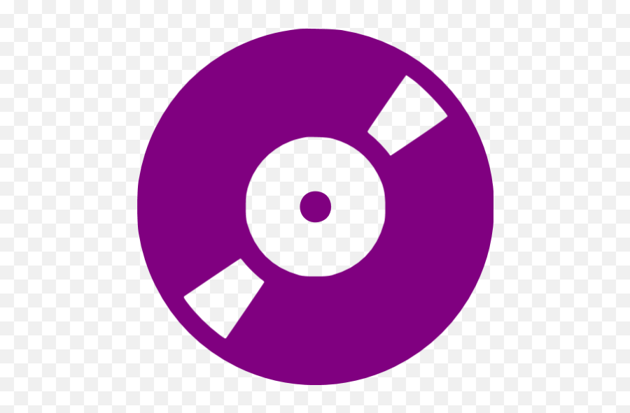 Purple Music Record Icon - Free Purple Music Record Icons Emoji,Recording Icon Png